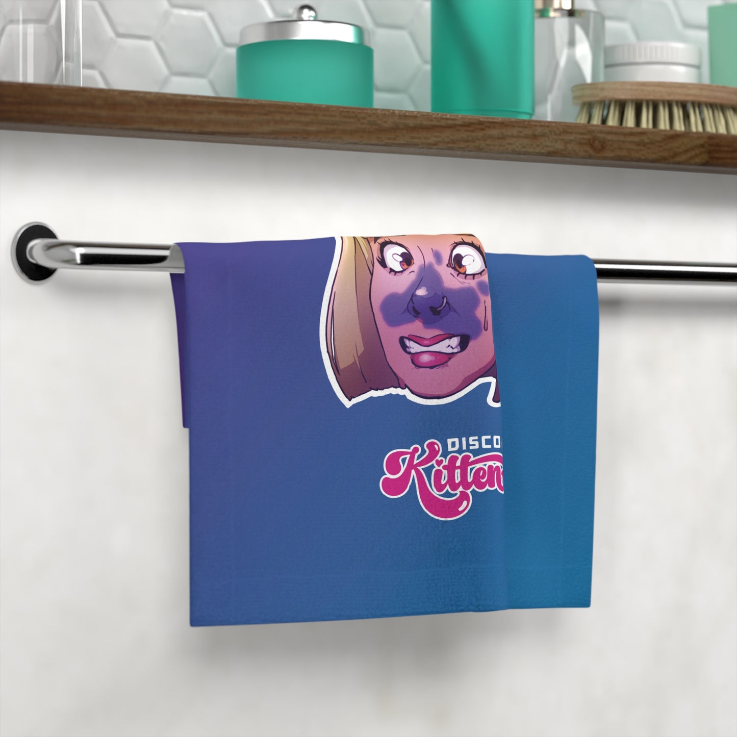 Turning Violet Face Towel